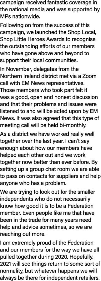campaign received fantastic coverage in the national media and was supported by MPs nationwide  Following on from the   