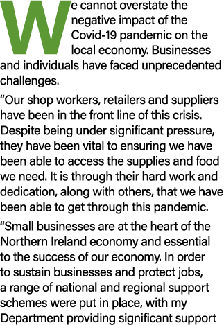 We cannot overstate the negative impact of the Covid-19 pandemic on the local economy  Businesses and individuals hav   