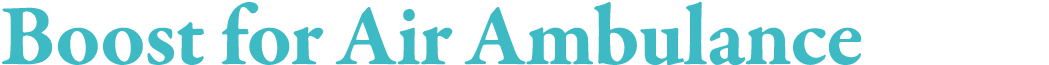 Boost for Air Ambulance