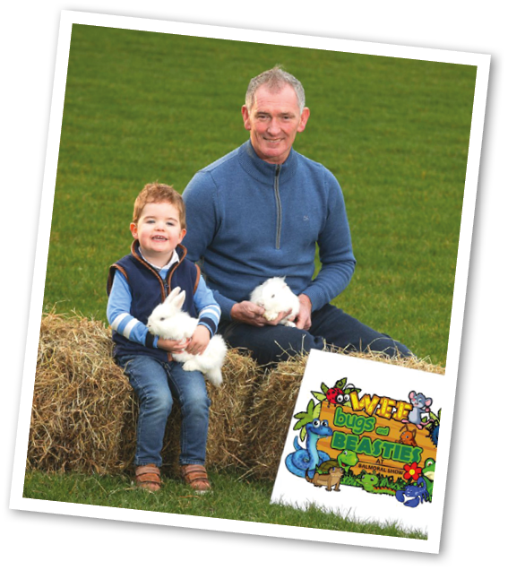 Henry Patterson joins Trevor Shortt from Wee Bugs & Beasties to showcase some of the cute cuddly animals visitors can hold at this year's Show in the new micro-zoo area.