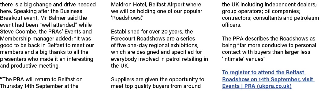 there is a big change and drive needed here. Speaking after the Business Breakout event, Mr Balmer said the event had...
