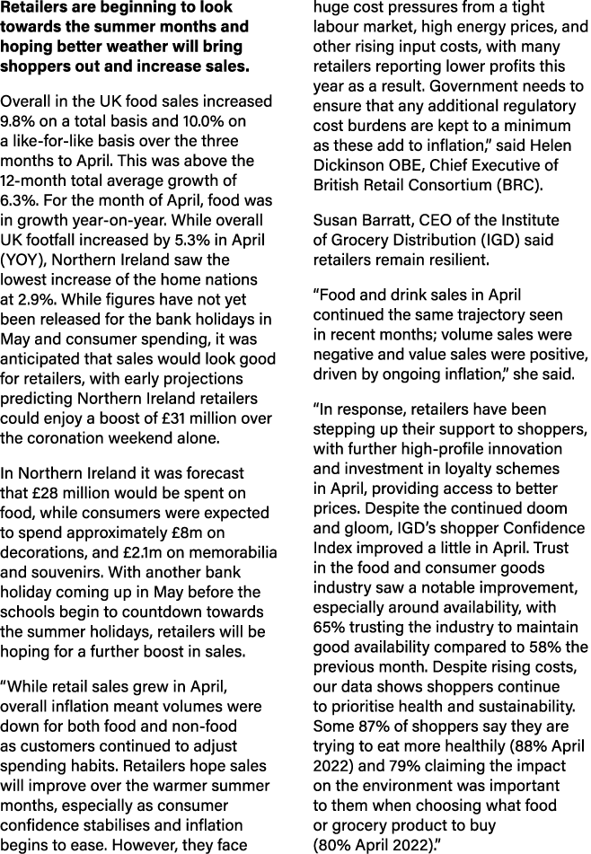 Retailers are beginning to look towards the summer months and hoping better weather will bring shoppers out and incre...