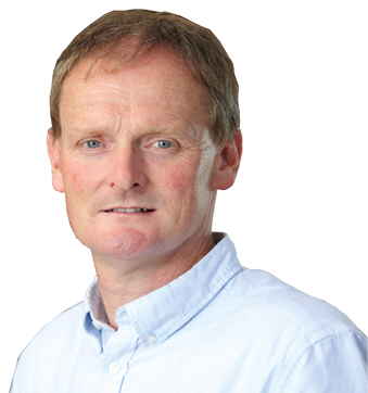 UFU deputy president David Brown on his farm in Fermanagh. Picture: Cliff Donaldson