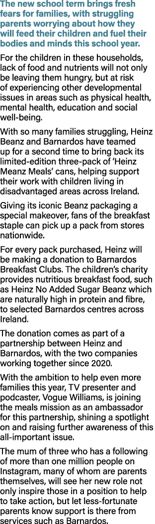 The new school term brings fresh fears for families, with struggling parents worrying about how they will feed their ...