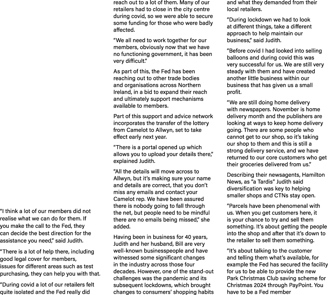 “I think a lot of our members did not realise what we can do for them. If you make the call to the Fed, they can deci...