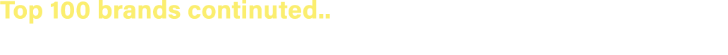 Top 100 brands continuted..