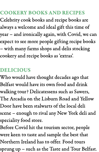  Cookery books and recipes  Celebrity cook books and recipe books are always a welcome and ideal gift this time of ye   