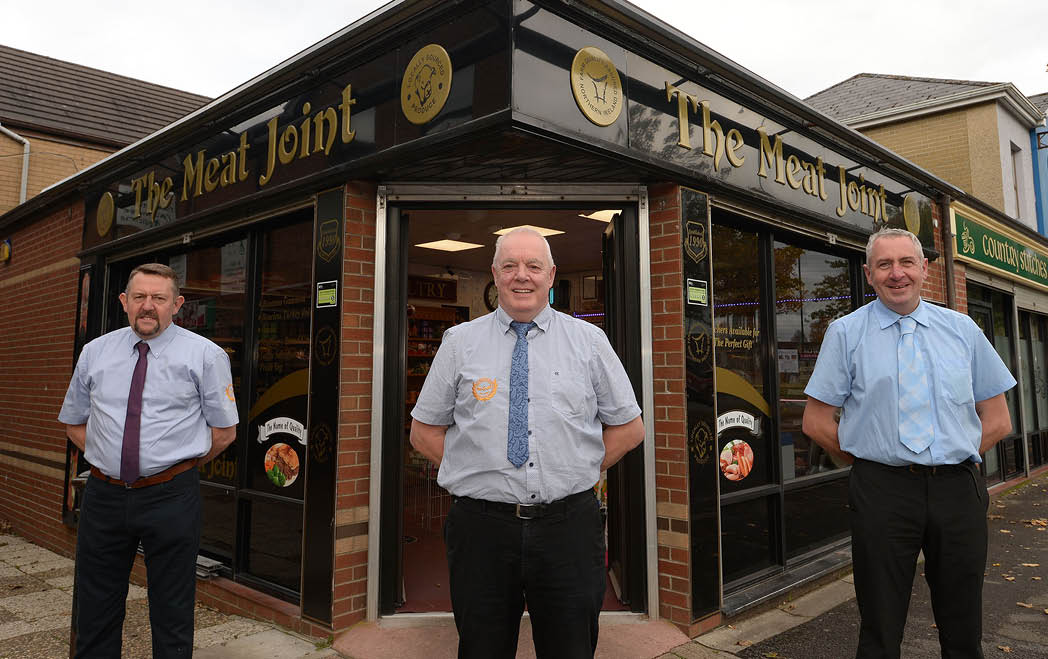 Eamonn Thomas, Gerry Moore and Ian Davis, partners The Meat Joint   JB3
