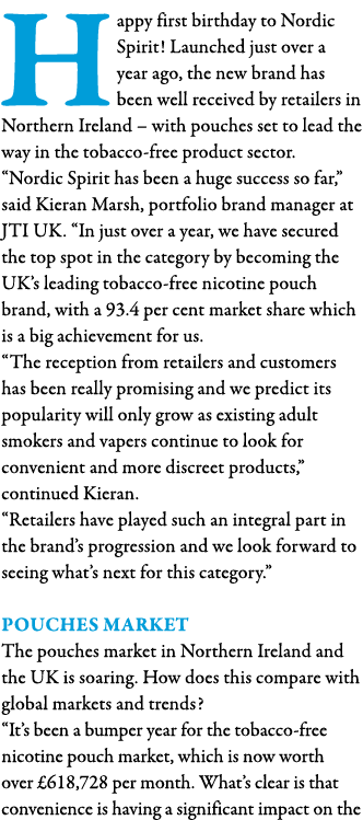 Happy first birthday to Nordic Spirit  Launched just over a year ago, the new brand has been well received by retaile   