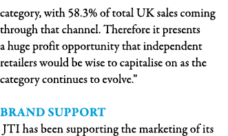 category, with 58 3% of total UK sales coming through that channel  Therefore it presents a huge profit opportunity t   