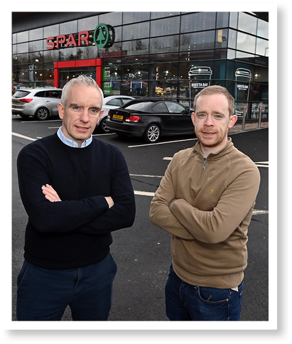 Tuesday 22nd November 2022 Jonathan and Terry McCullagh at McCullagh’s Classic store feature for NI Retailer of the Year at the Northern Ireland’s Neighbourhood Retailer at Omagh, Co. Tyrone. Pictures Oliver McVeigh