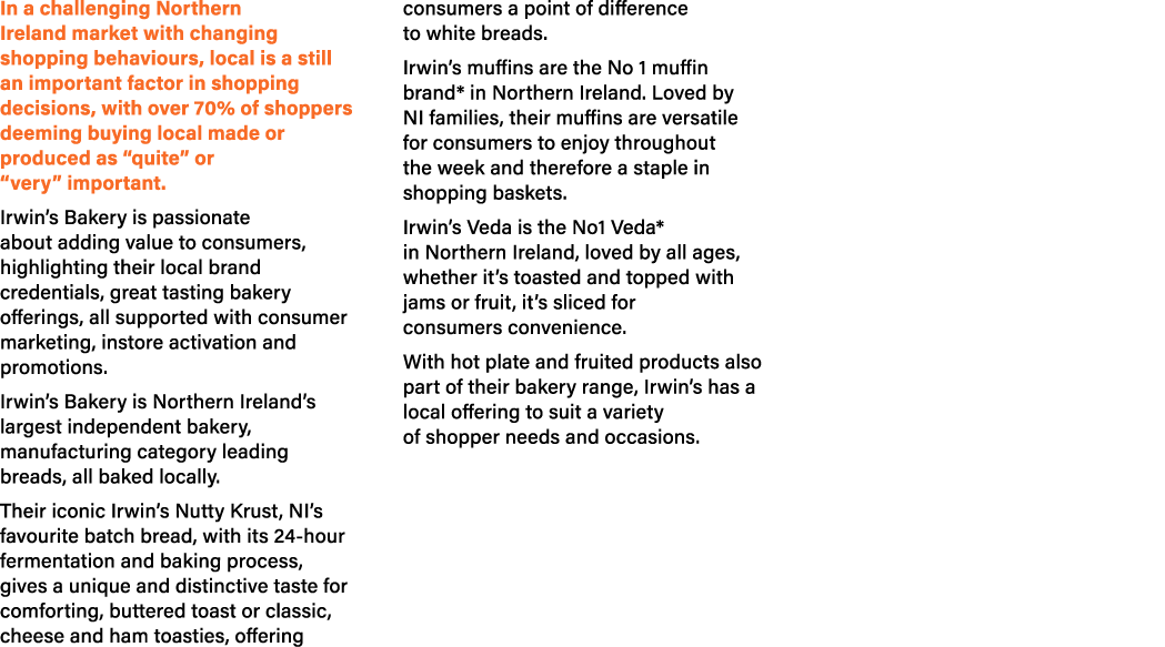 In a challenging Northern Ireland market with changing shopping behaviours, local is a still an important factor in s...