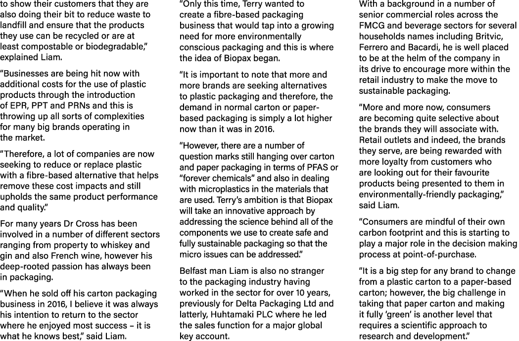 to show their customers that they are also doing their bit to reduce waste to landfill and ensure that the products t...
