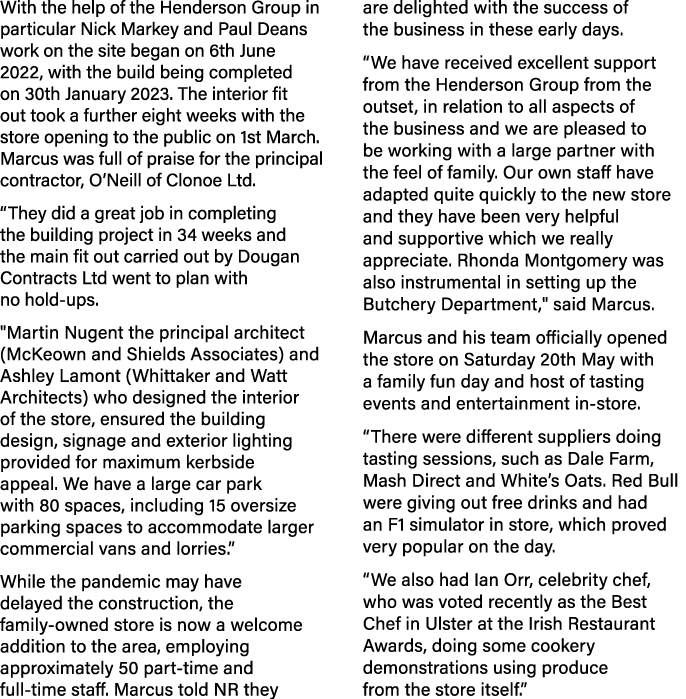 With the help of the Henderson Group in particular Nick Markey and Paul Deans work on the site began on 6th June 2022...
