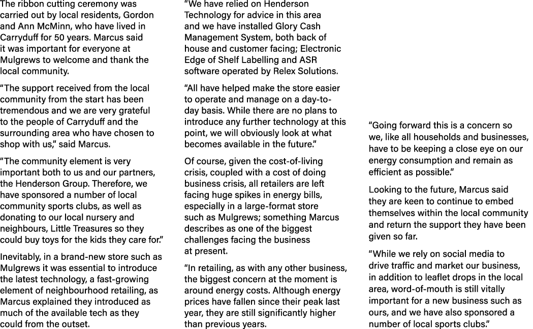 The ribbon cutting ceremony was carried out by local residents, Gordon and Ann McMinn, who have lived in Carryduff fo...