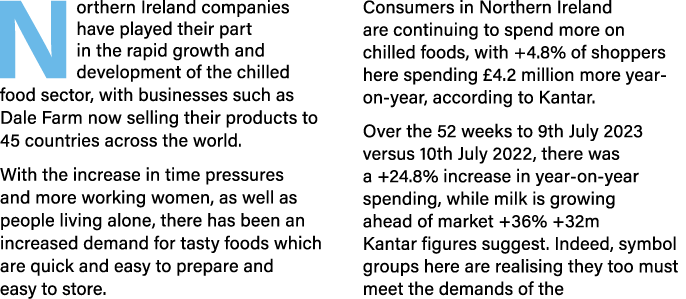 Northern Ireland companies have played their part in the rapid growth and development of the chilled food sector, wit...