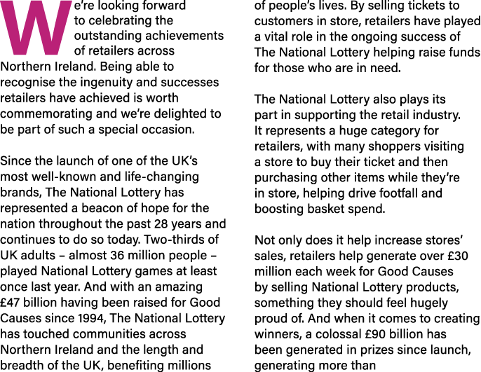 We’re looking forward to celebrating the outstanding achievements of retailers across Northern Ireland. Being able to...