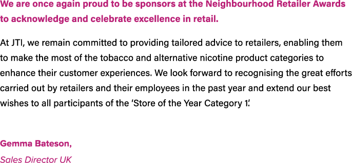 We are once again proud to be sponsors at the Neighbourhood Retailer Awards to acknowledge and celebrate excellence i...