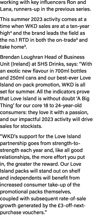 working with key influencers Ron and Lana, runners up in the previous series. This summer 2023 activity comes at a ti...