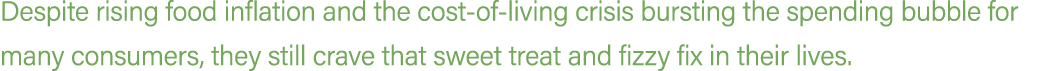 Despite rising food inflation and the cost of living crisis bursting the spending bubble for many consumers, they sti...
