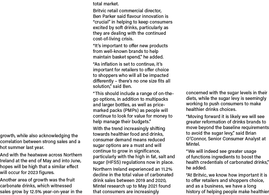 growth, while also acknowledging the correlation between strong sales and a hot summer last year. And with the heatwa...