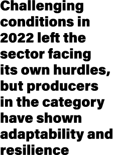 Challenging conditions in 2022 left the sector facing its own hurdles, but producers in the category have shown adapt...
