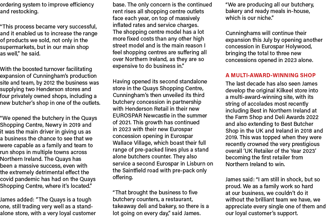 ordering system to improve efficiency and restocking. “This process became very successful, and it enabled us to incr...