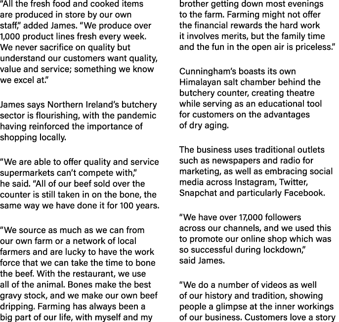 “All the fresh food and cooked items are produced in store by our own staff,” added James. “We produce over 1,000 pro...