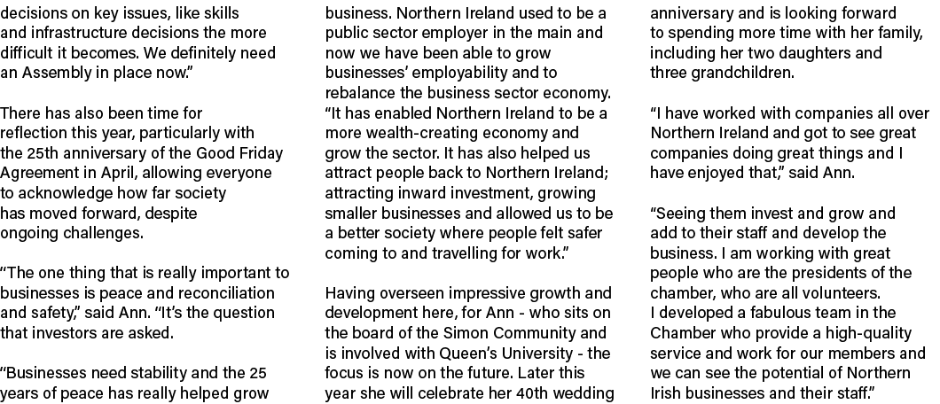 decisions on key issues, like skills and infrastructure decisions the more difficult it becomes. We definitely need a...