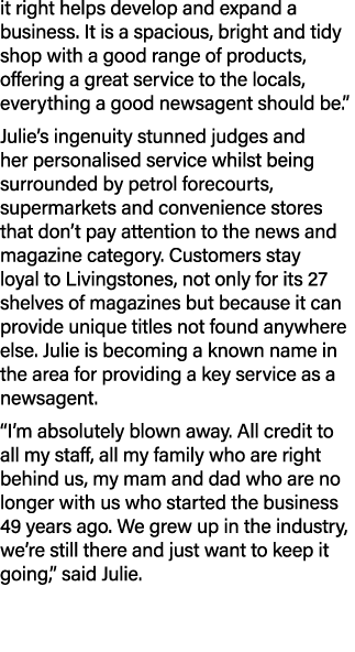 it right helps develop and expand a business. It is a spacious, bright and tidy shop with a good range of products, o...