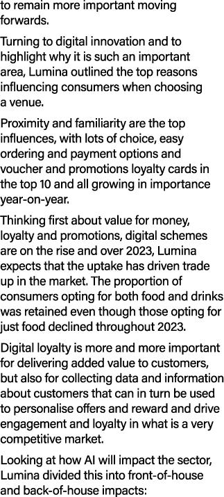 to remain more important moving forwards. Turning to digital innovation and to highlight why it is such an important ...