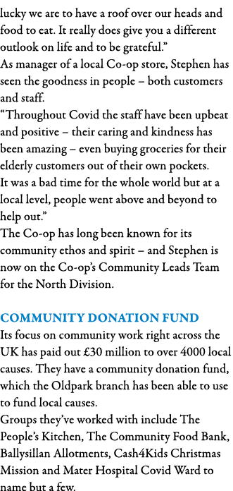 lucky we are to have a roof over our heads and food to eat  It really does give you a different outlook on life and t   