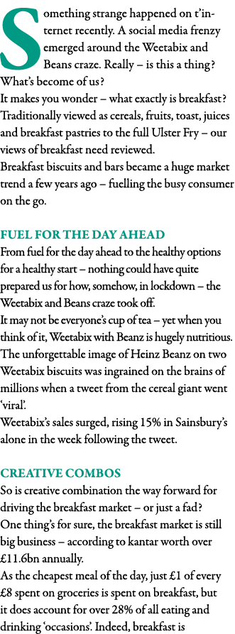 Something strange happened on t internet recently  A social media frenzy emerged around the Weetabix and Beans craze    