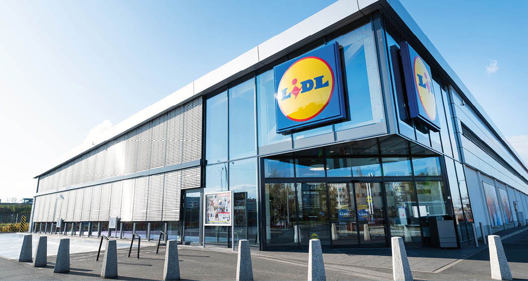 Wroclaw, Poland - NOV 11, 2019: LIDL supermarket in Poland  Lidl is a German global discount supermarket chain  From 2018 in Poland shops are closed most Sundays 