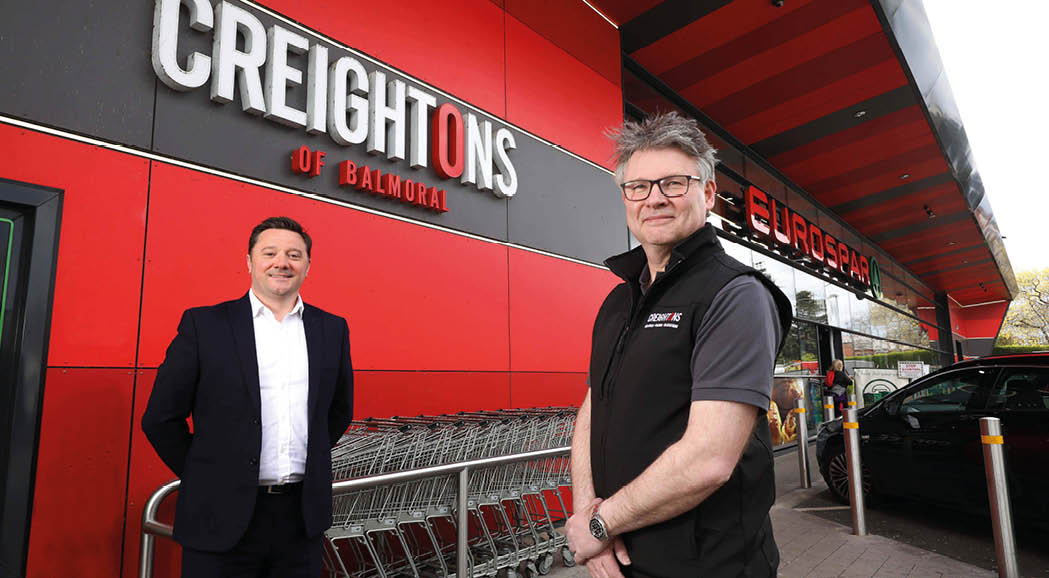 South Belfast based convenience retail and forecourt business, Creightons Group, has signed up to a  Green Energy  contract with Power NI  Creightons Group Manager, Andrew Porter (right) is pictured with Ian Fraser (left) Key Accounts Manager with Power NI
