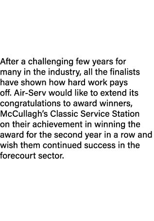 It was fantastic to celebrate the awards and to support the forecourt sector once again by sponsoring the award for F...