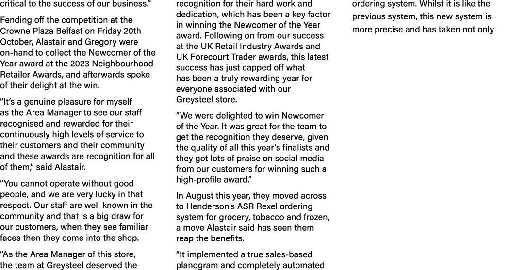 critical to the success of our business.” Fending off the competition at the Crowne Plaza Belfast on Friday 20th Octo...