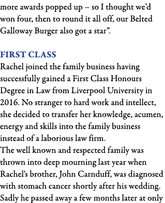 more awards popped up   so I thought we d won four, then to round it all off, our Belted Galloway Burger also got a s   