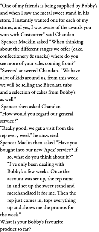  One of my friends is being supplied by Bobby s and when I saw the metal sweet stand in his store, I instantly wanted   