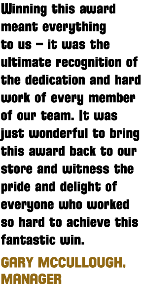 Winning this award meant everything to us   it was the ultimate recognition of the dedication and hard work of every    