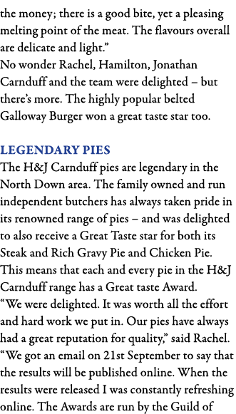 the money; there is a good bite, yet a pleasing melting point of the meat  The flavours overall are delicate and ligh   
