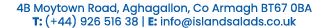 4B Moytown Road, Aghagallon, Co Armagh BT67 0BA T: (+44) 926 516 38 | E: info@islandsalads.co.uk