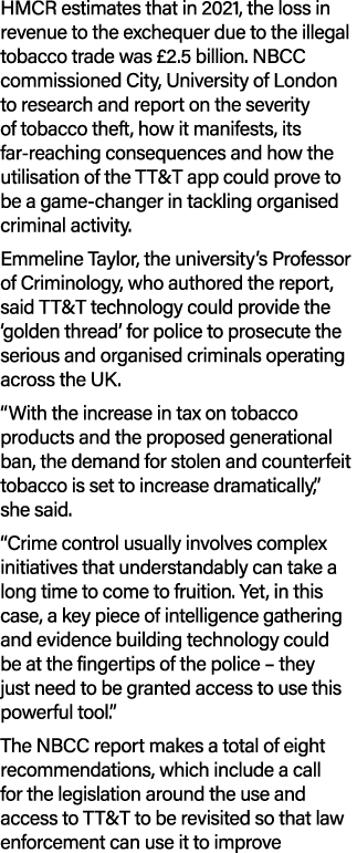 HMCR estimates that in 2021, the loss in revenue to the exchequer due to the illegal tobacco trade was £2.5 billion. ...