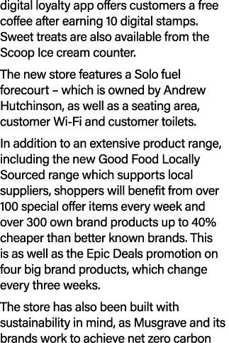 digital loyalty app offers customers a free coffee after earning 10 digital stamps. Sweet treats are also available f...