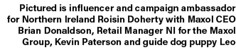 Pictured is influencer and campaign ambassador for Northern Ireland Roisin Doherty with Maxol CEO Brian Donaldson, Re...
