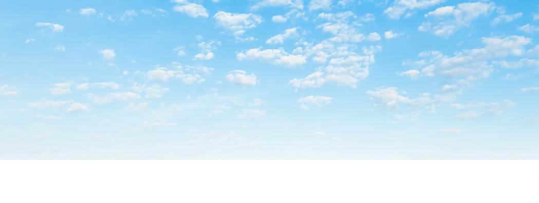 Vibrant Blue Sky with White Clouds in a Beautiful Summer Day