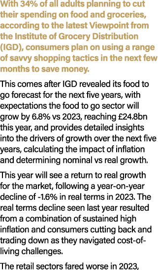 With 34% of all adults planning to cut their spending on food and groceries, according to the latest Viewpoint from t...