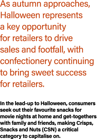 ﻿As autumn approaches, Halloween represents a key opportunity for retailers to drive sales and footfall, with confect...