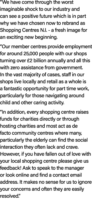 “We have come through the worst imaginable shock to our industry and can see a positive future which is in part why w...