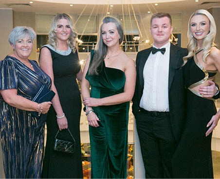 Rhonda McAtamney, Oonagh Heatley, Rosie Fox, Peter Johnston and Megan Green